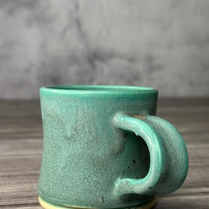 Ceramic Cappuccino Cup, Stoneware Cappuccino Cup Set, Handmade Coffee Cup, 8-10 oz Cappuccino Mug, Housewarming Gifts