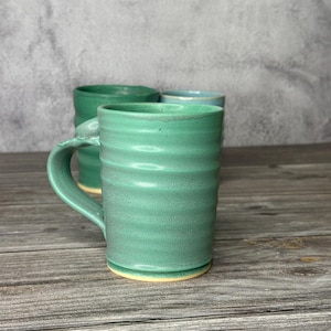Ceramic Cappuccino Cup, Stoneware Cappuccino Cup Set, Handmade Coffee Cup, 8-10 oz Cappuccino Mug, Housewarming Gifts