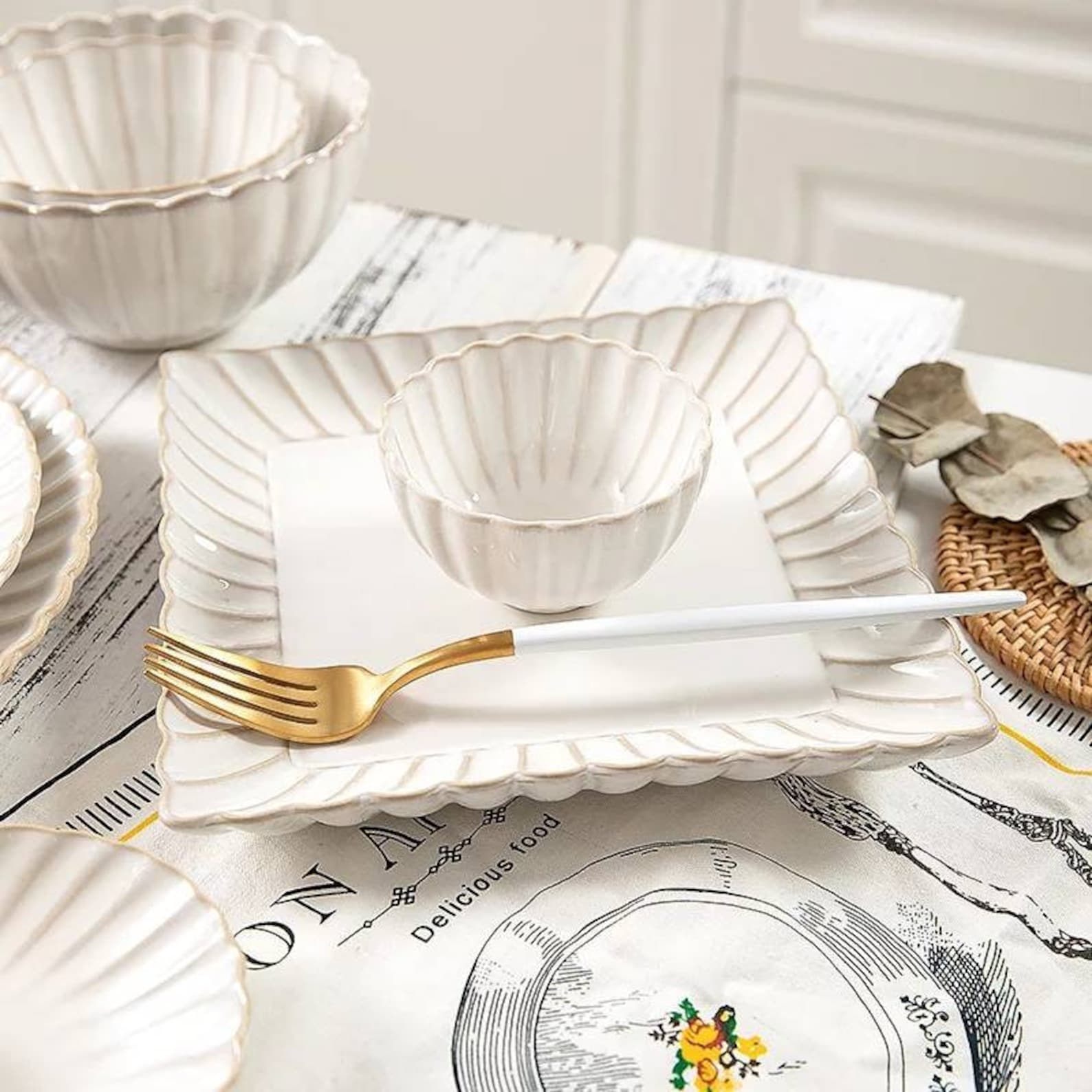 Ceramic plate set ceramic plate bowls coffee cup and plate Etsy