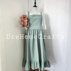 garden aprons with pockets , aprons for women fancy , kitchen apron with pockets cute , apron dress , retro , pink