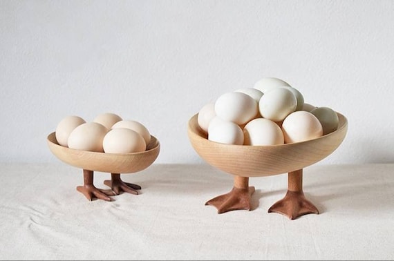 Egg Holder Wood 18 Wooden Egg Holder Antique Rack Countertop