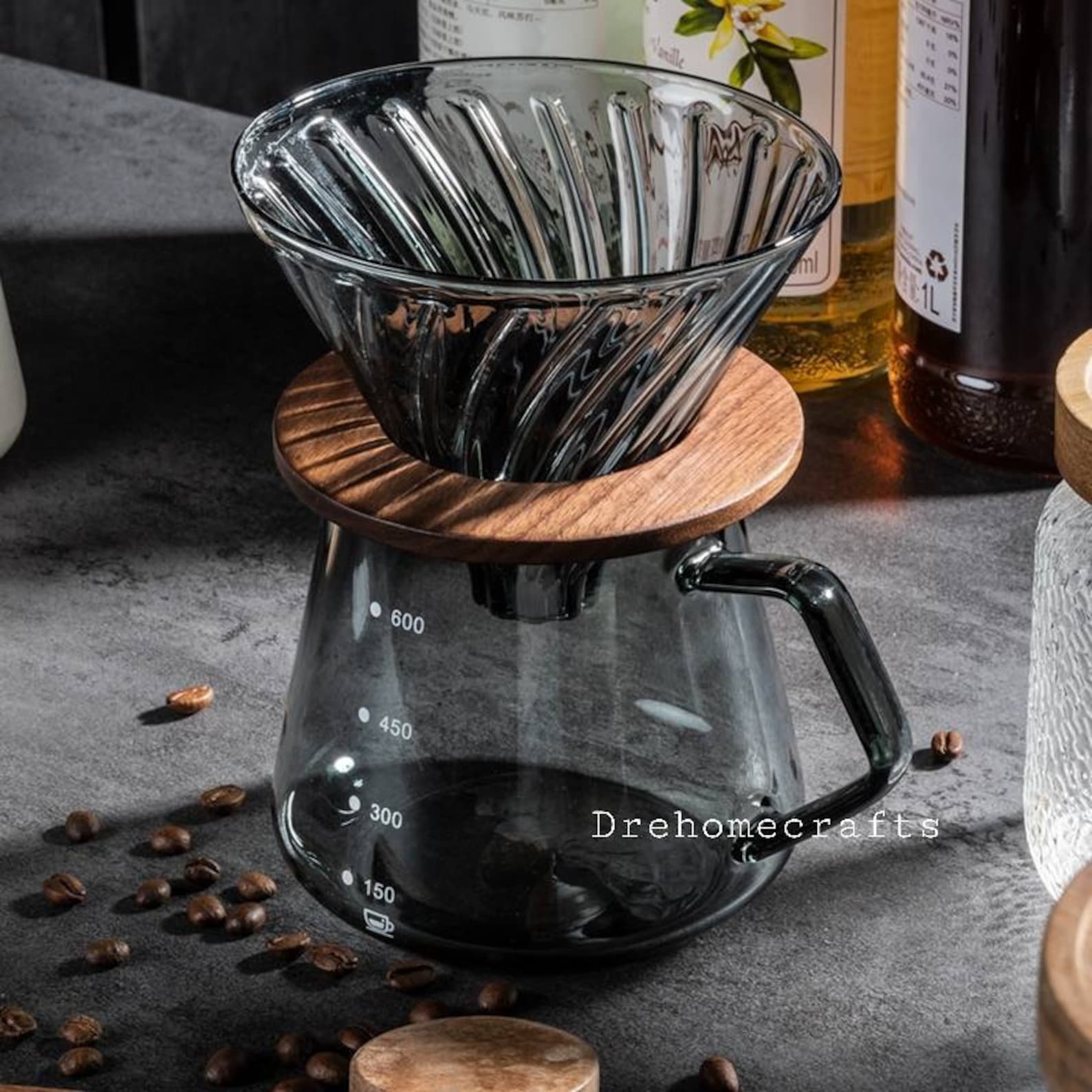 Coffee Pour Over Coffee Set Coffee Dripper Set Coffee Etsy