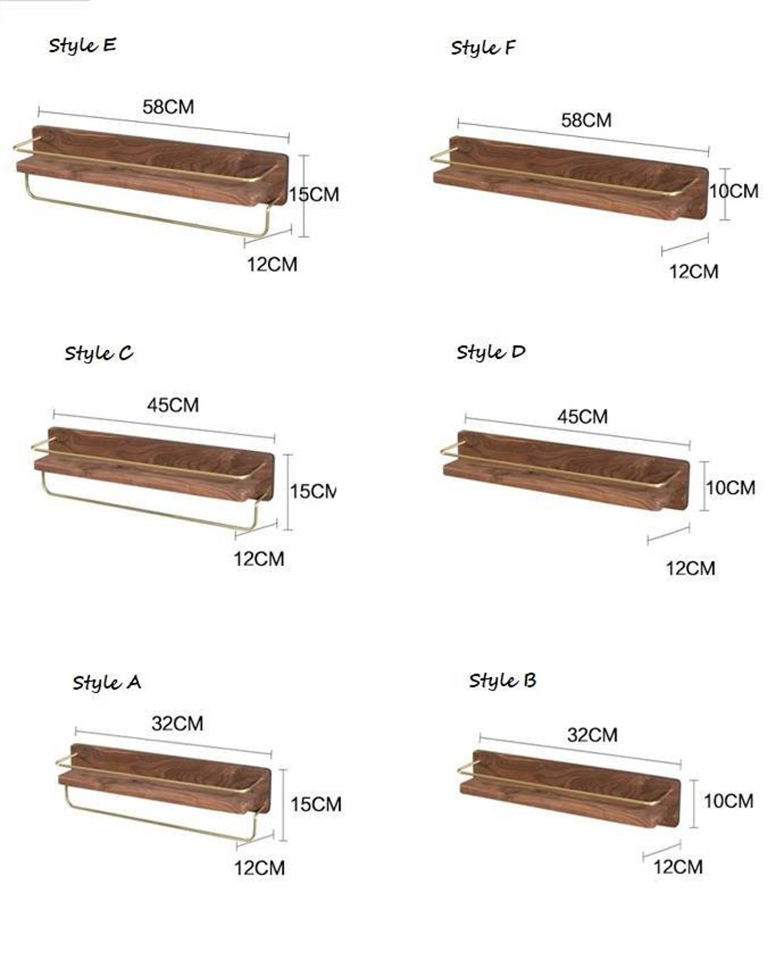 Towel rack bathroom shelf towel rack with shelf towel rack Etsy