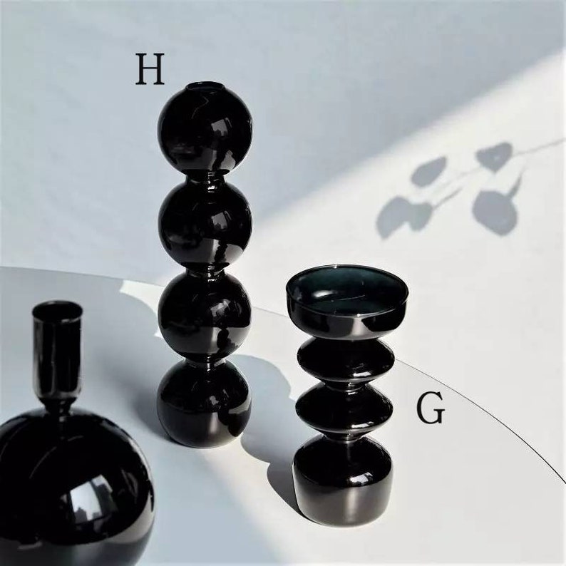 nordic nordic style vase morandi candlesticks candle holder centerpiece candle holder glass vintage candle holder glass cylinder
