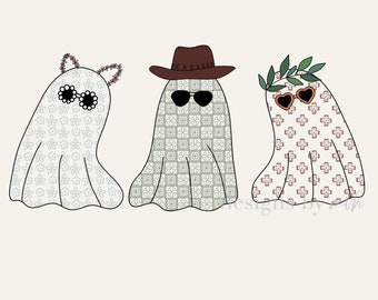 Anti-Hero Ghosts | Digital Print | Cream