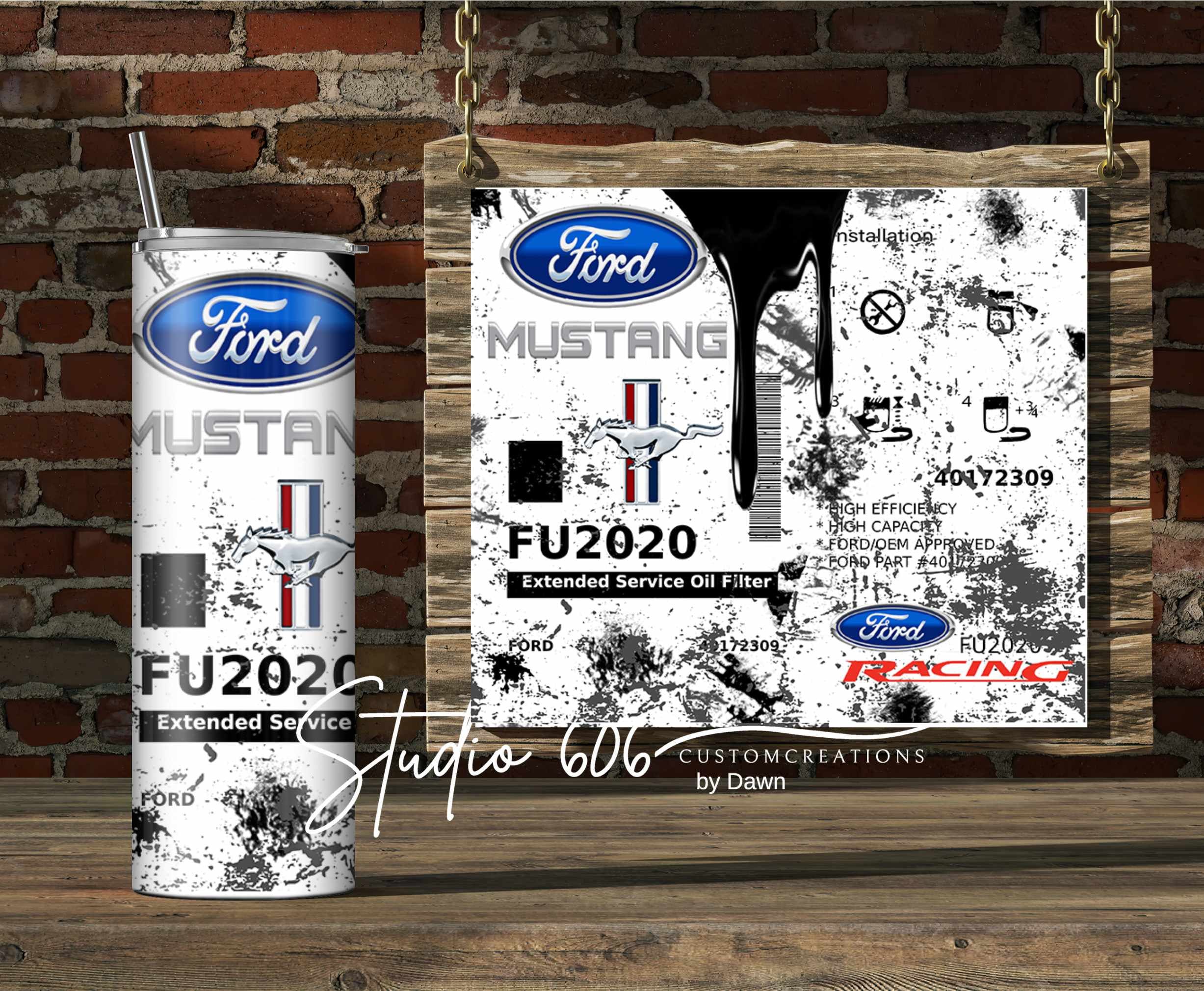Ford Mustang Oil Filter Digital Image, Instant Download, PNG - Etsy