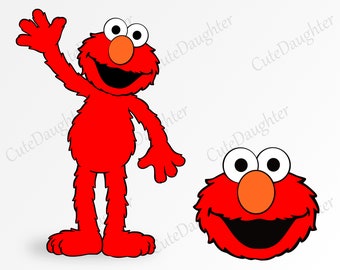 Download Elmo birthday svg | Etsy