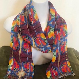 Long chiffon scarf