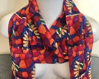 Long chiffon scarf