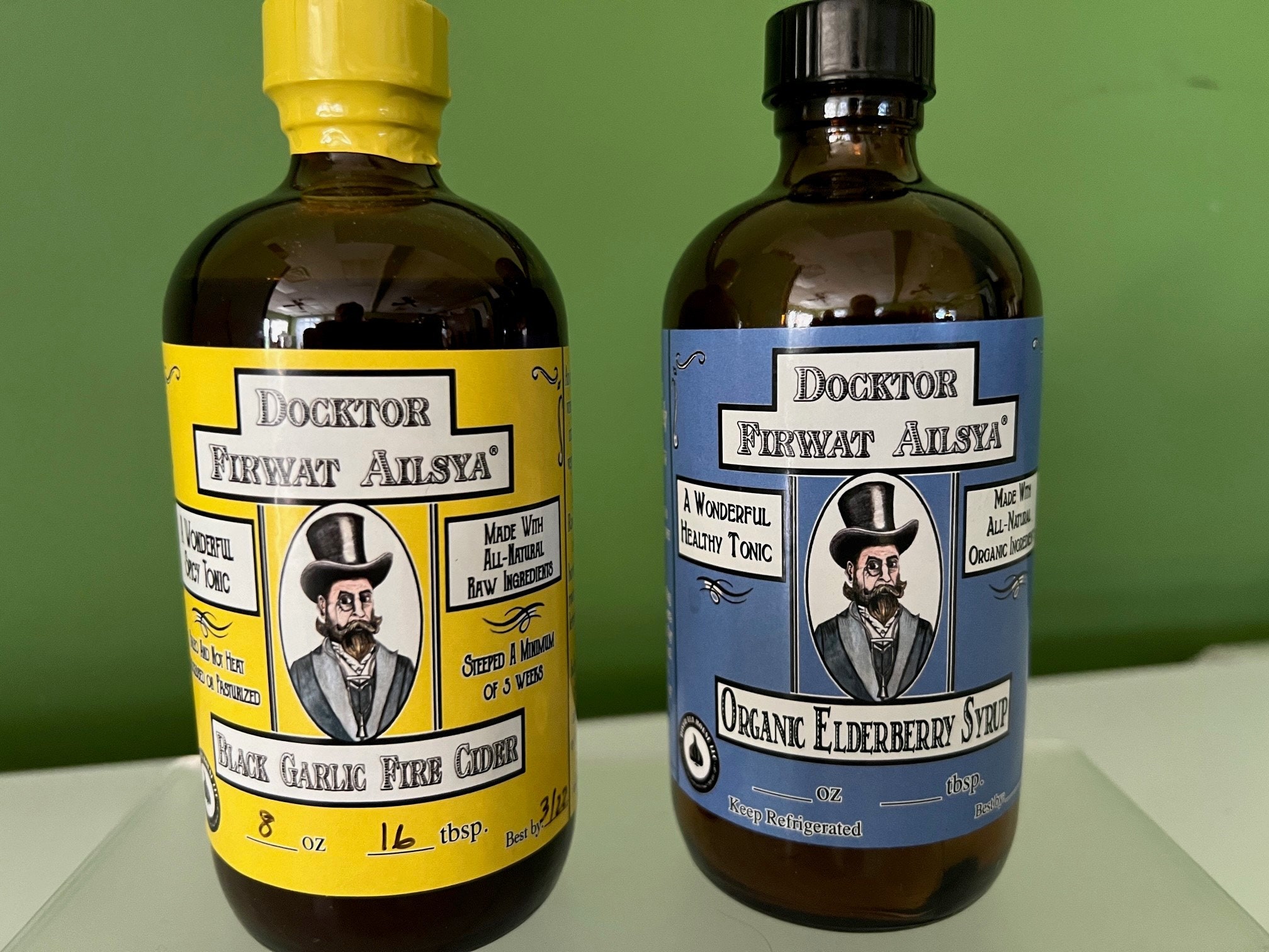 Fire Syrup 8 Oz Fire Cider and Elderberry Syrup - Etsy