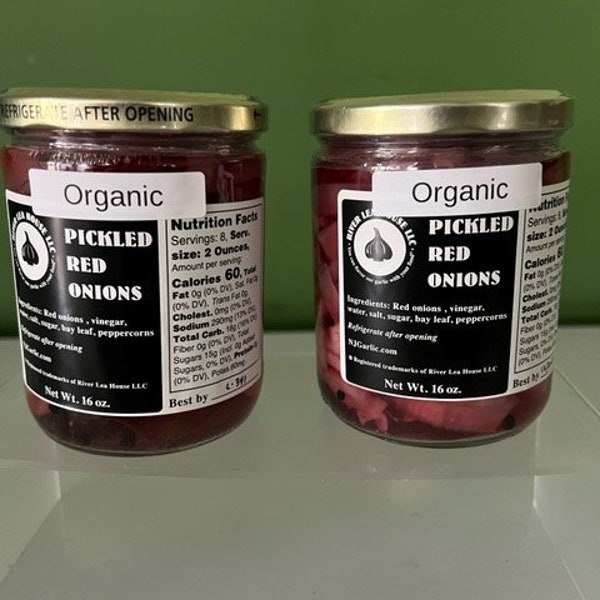 Pickled Organic Red Onions