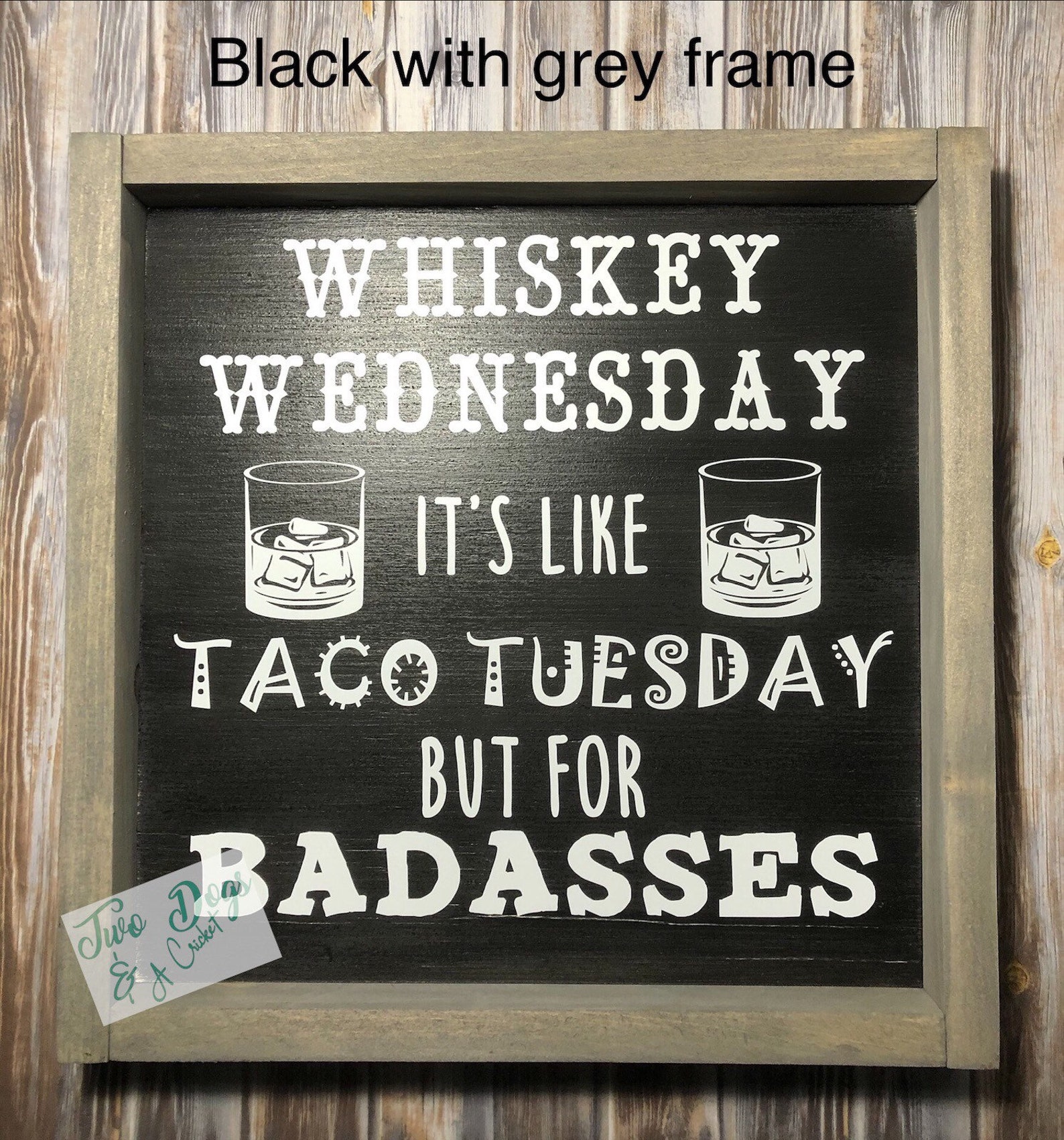 Whiskey Wednesday It's Like Taco Tuesday but for Badasses Etsy