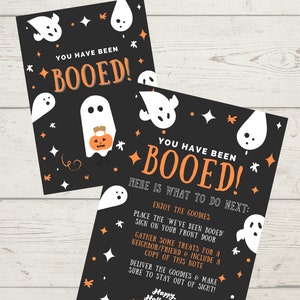 You&#39;ve Been Booed Printable, You&#39;ve Been Booed Kit, Halloween Tags, Halloween Boo, Been Booed, Booed Sign, Instant Download