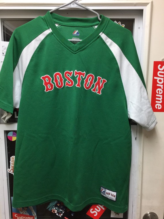 green red sox shirt