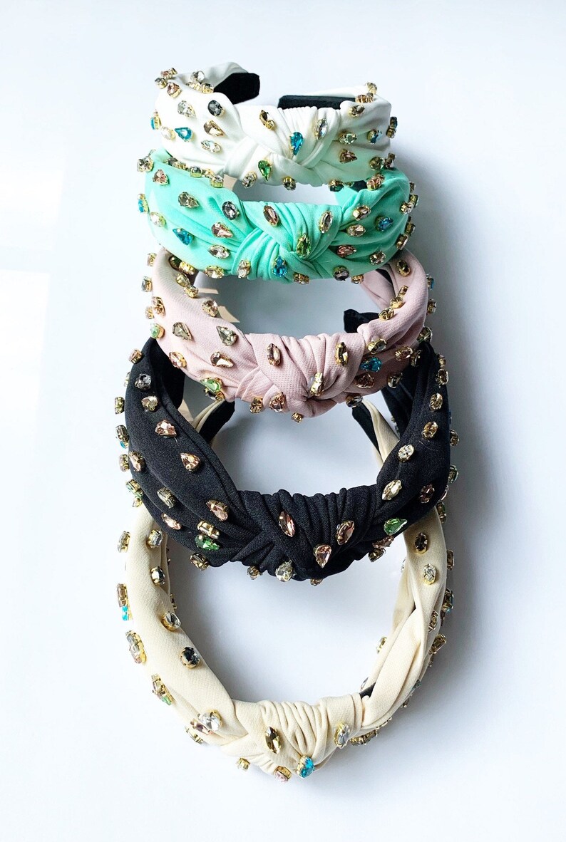 Jeweled Headbands Etsy