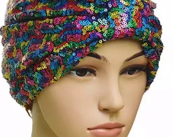 Sequin Turbans