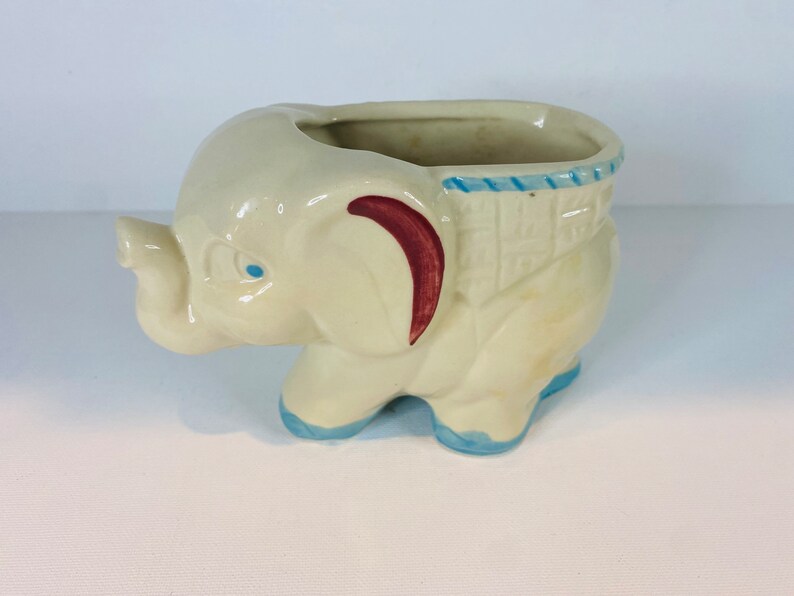 Shawnee Pottery Elephant Planter Made in USA Vintage Etsy