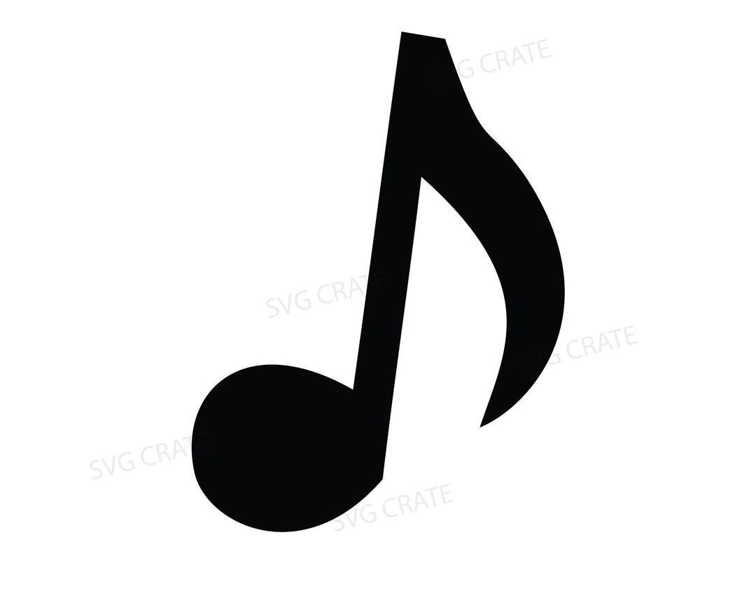 Music Note Instant Download SVG PNG Digital Download - Etsy