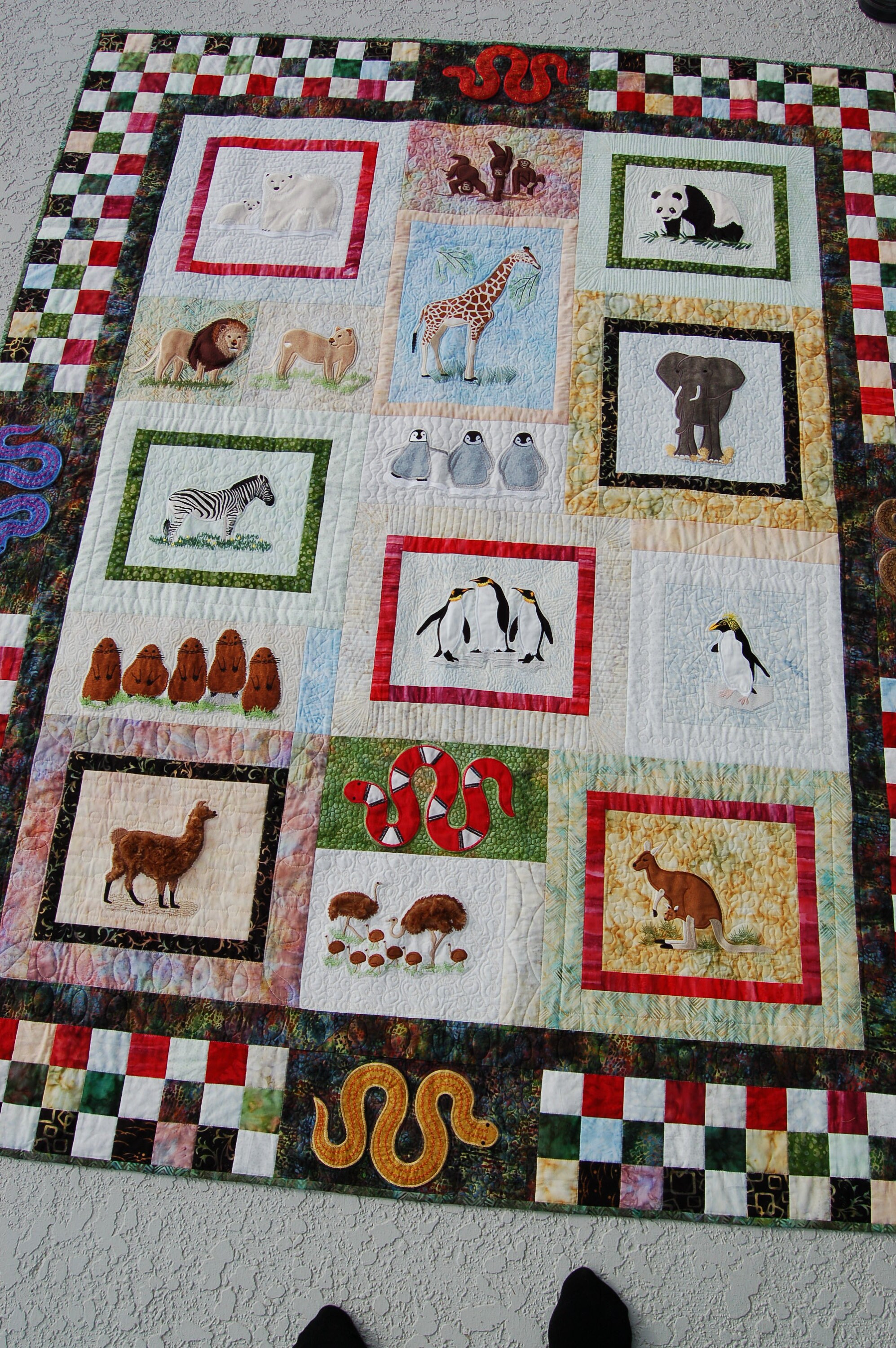 Quilt A Day at the Zoo pattern by Smith Street Etsy