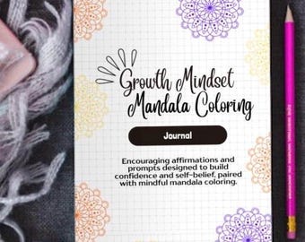 Kids Growth Mindset Activity Book, Affirmations Journal, SEL Classroom Workbook, Mandala Coloring Book, Confidence Building Activities, copy