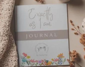 Faith-Based Guided Journal, Christian Reflection Journal, Self-Acceptance Workbook, Healing & Growth Journal, Physical Copy
