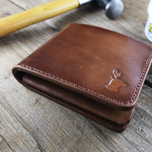 Hommes porte-monnaie - portefeuille Bi-Fold en cuir fabriqués à la main avec Note Slote et porte-monnaie, en cuir noir portefeuille, porte monnaie en cuir marron, portefeuille pour homme en cuir