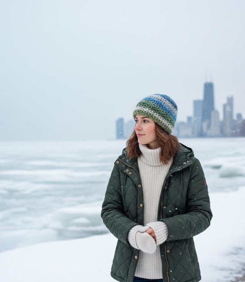 アジサイのビーニーかぎ針編みパターン：21ページにわたる初心者向けマスタークラス｜ステップバイステップの写真、ビデオチュートリアル、1対1のサポート｜PDFダウンロード 画像 9