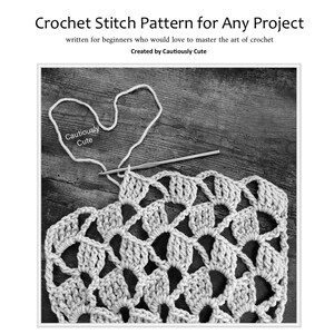 Crochet Stitch Guide | Easy-to-Follow with Photos & Videos | All Skill Levels | Use in Any Project - PDF Download, Practical Handmade Gifts!