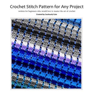 Crochet Stitch Guide | Easy-to-Follow with Photos & Videos | All Skill Levels | Use in Any Project - PDF Download, Practical Handmade Gifts!