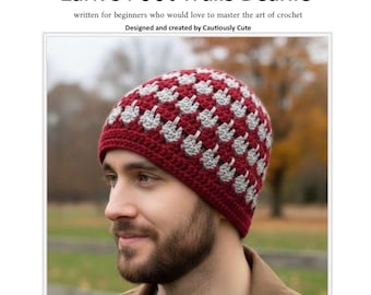 ラークス・フット・トレイルズ かぎ針編みビーニーの編み図：15ページにわたる初心者向けマスタークラス｜ステップバイステップの写真、ビデオチュートリアル、サポート付き｜PDFダウンロード