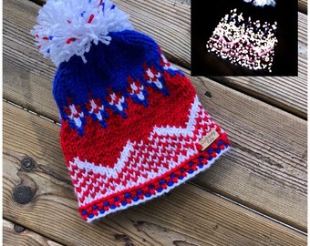 American Grown with Mexico Roots Men Women Knitting Hats Stretchy & Soft Skull Cap Beanie