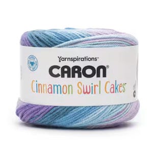 CARON Cinnamon Swirl Cakes Yarn Supplies, knitting supplies, crochet supplies, super soft yarn