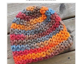 Jasmine Beanie  - Advanced Crochet Pattern | Instant PDF Download | Practical Handmade Gifts! Hand knit hats women&#39;s