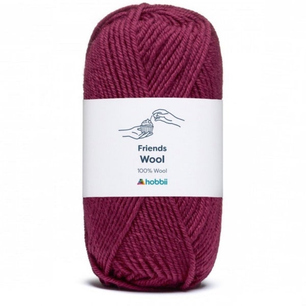 FRIENDS - 100% Premium WOOL yarn. Worsted 50 g (1.75 oz) per skein. Knitting supplies, Yarn supplies, Crochet supplies