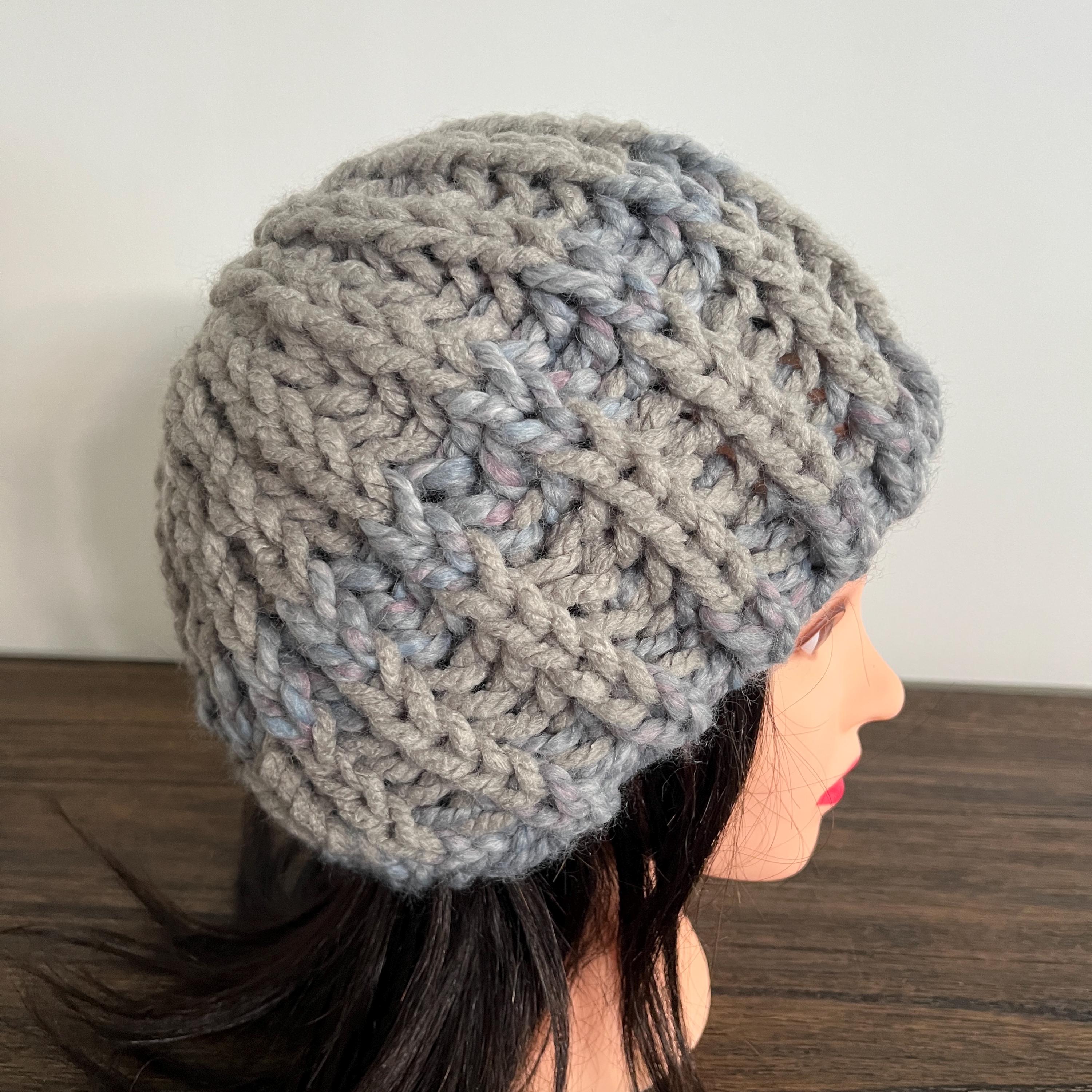新品未使用 Kinema Cotton mohair room knit cap Cavern - ハンドニット - ユニセックス 軽量ながら暖かい冬用
