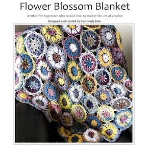 Flower Blossom Beginner-Friendly | Step-by-Step Instructions Crochet Pattern | Instant PDF Download | Practical Gifts! Award winning design!
