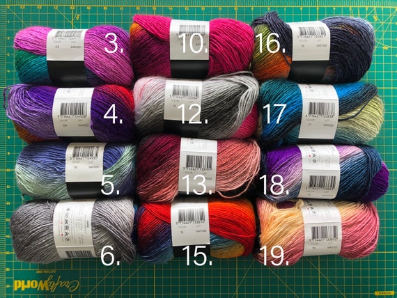 Christmas Yarn Colour Palette - KnotEnufKnitting