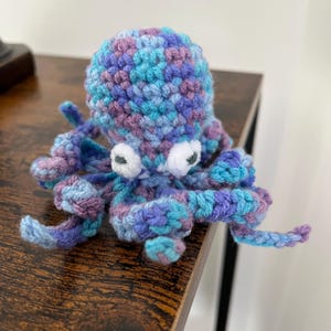Tentacle Buddy - Handmade Octopus Soft Toy, Attractive - Well made Stuffed Animals, Amigurumi