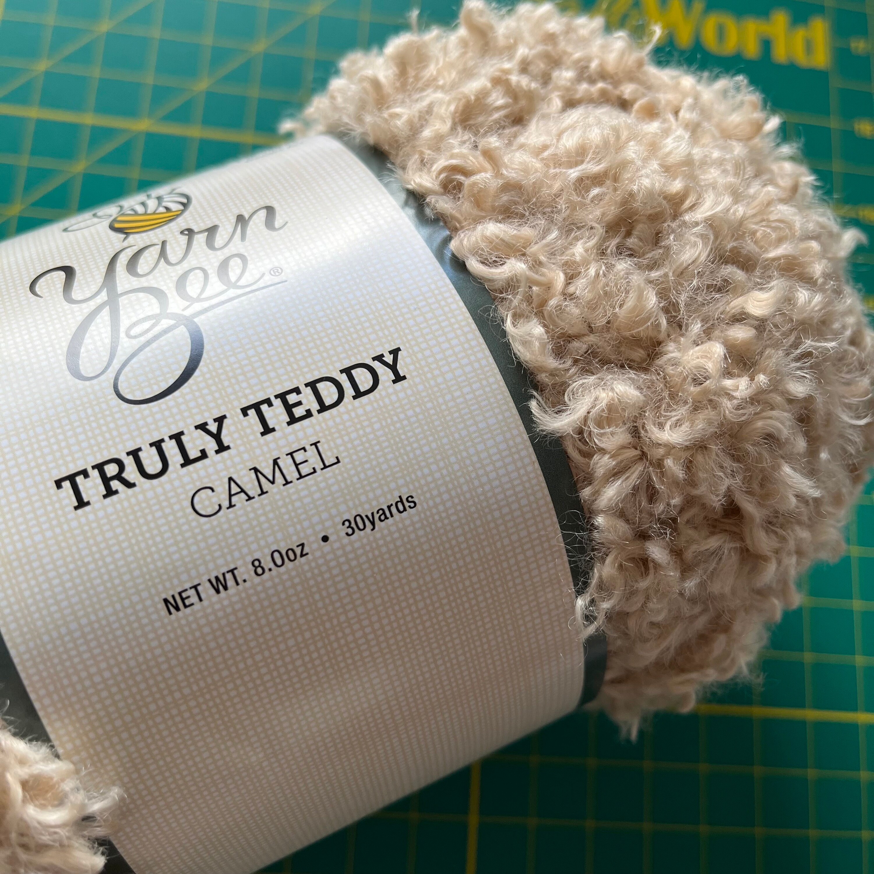 Yarn Bee Truly Teddy Yarn Knit Crochet Yarn Supplies 8oz Etsy