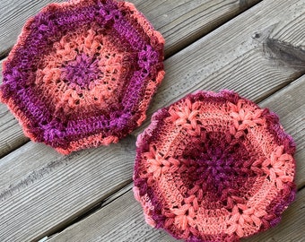 Soft crochet lightweight berets - tams for Women. Practical Gifts for Her!