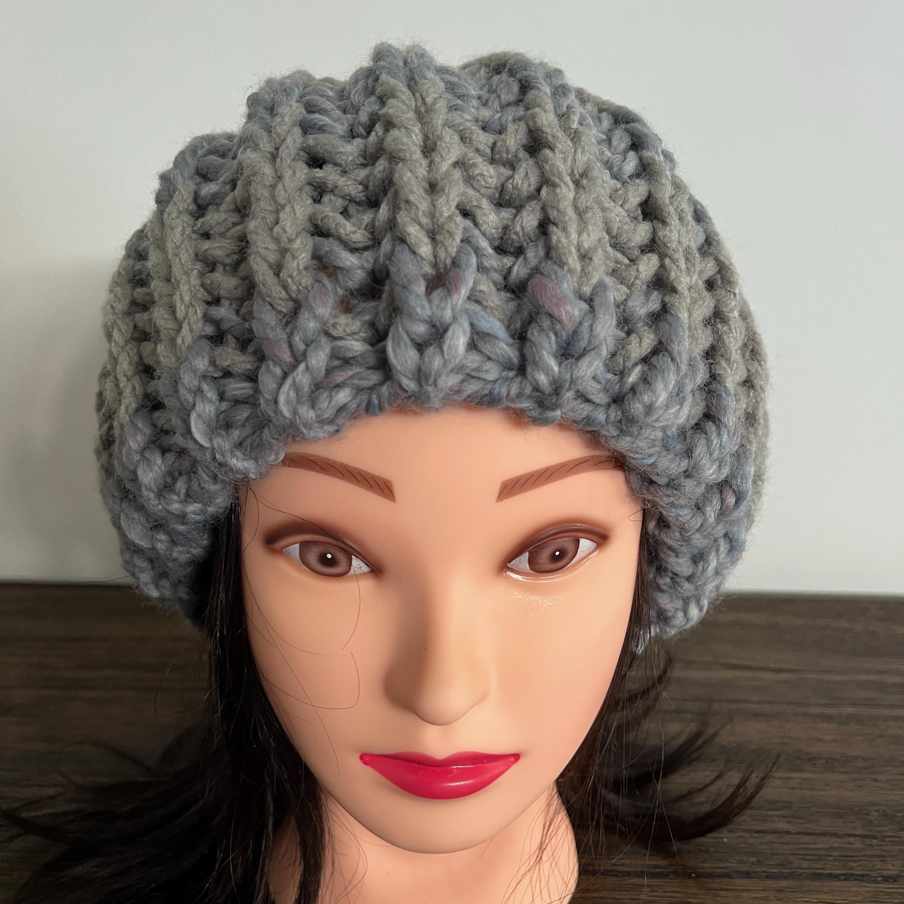 新品未使用 Kinema Cotton mohair room knit cap Cavern - ハンドニット - ユニセックス 軽量ながら暖かい冬用