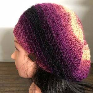 From Around the World - Rijeka - A One-of-a-Kind Beret / Tam | Lightweight Handmade for Spring & Fall | Practical Gifts for Women!