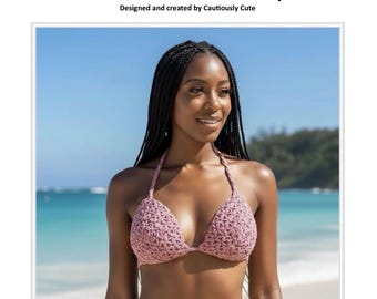 Patrón de ganchillo para top de bikini Jazmín: EDICIÓN PROFESIONAL AVANZADA