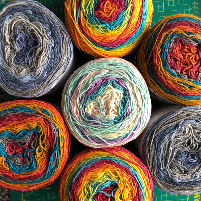 Yarnspirations Caron® Big Cakes™ Yarn. Color Change Yarn. Etsy