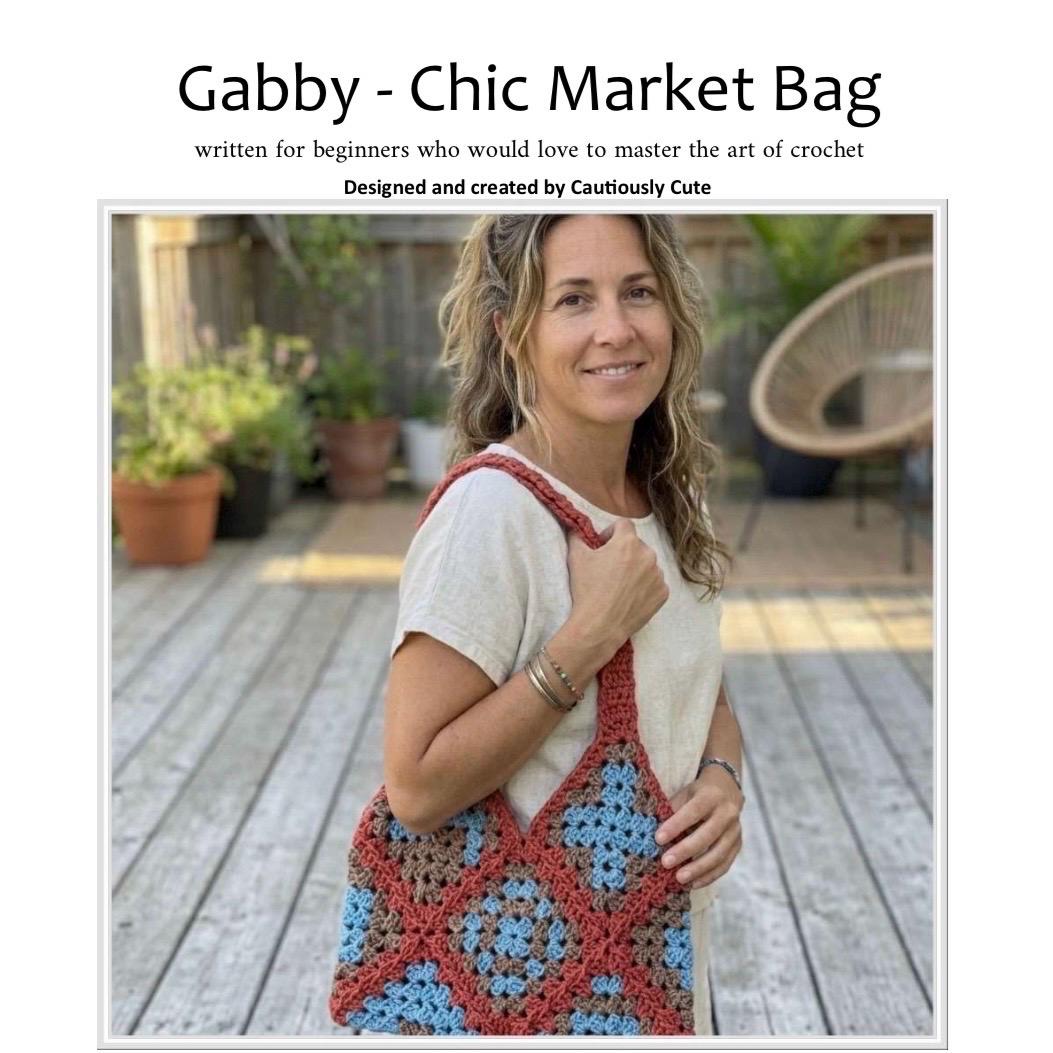 Gabby Chic Market Bag Crochet Pattern: Beginner-Friendly