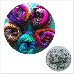 Lion Brand Landscapes Yarn Skein Weight: 3.5 oz. / 100 g Acrylic yarn supplies