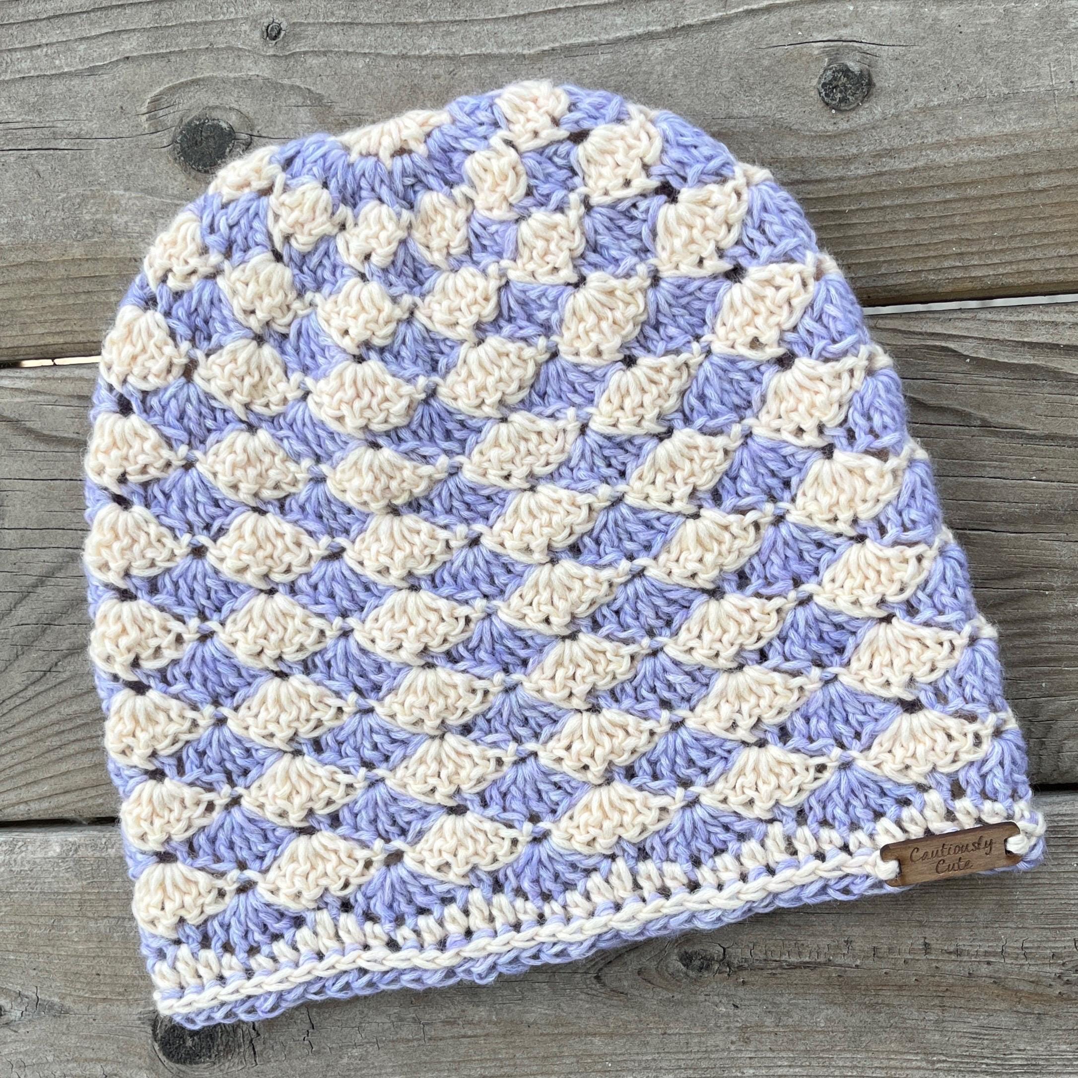 Handmade Lavender Multi-Color Crochet Slouch Beanie - Women Accessories Looking for a go-to crochet hat you main image 2