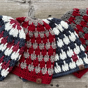 Larks Trails - Crochet - Unisex Beanie, Practical Gifts for Him & Her!