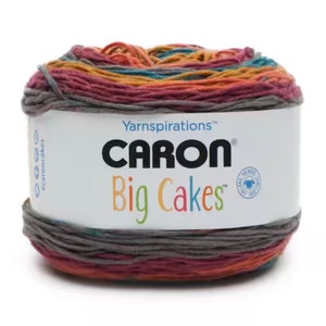 CARON Big Cakes Yarn. Color change yarn. Knitting Crochet supplies, Cake weights 10.5 oz / 300 g