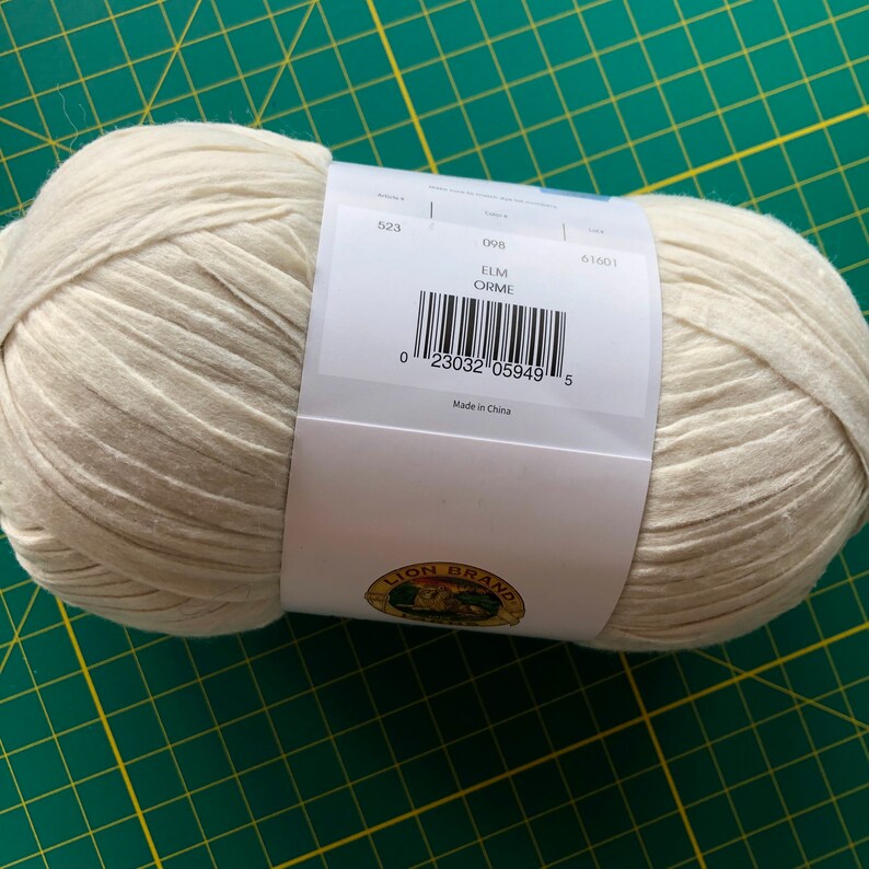 Lion Brand Rewind Tape Yarn Color Elm or Lion Brand 24/7 Etsy